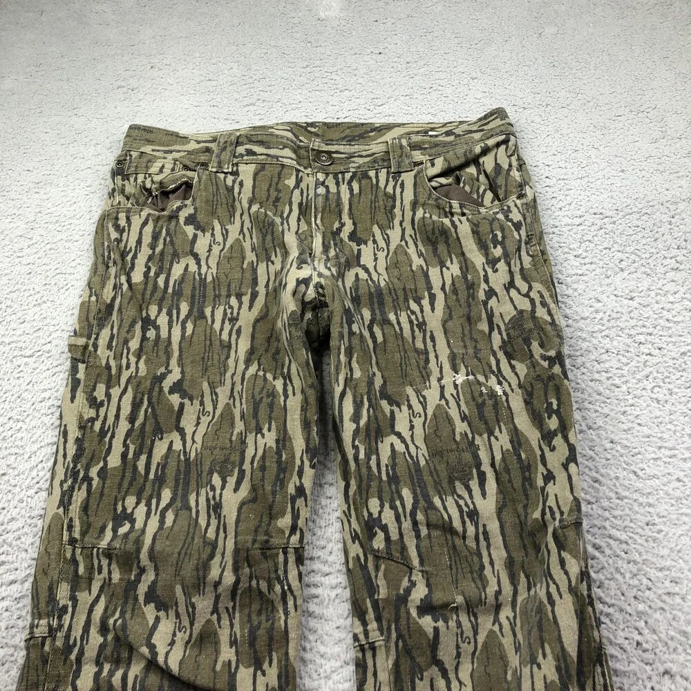 Columbia Pants Mens 34x34 Green Camo Cargo Relaxed Straight PFG Outdoor Hunting